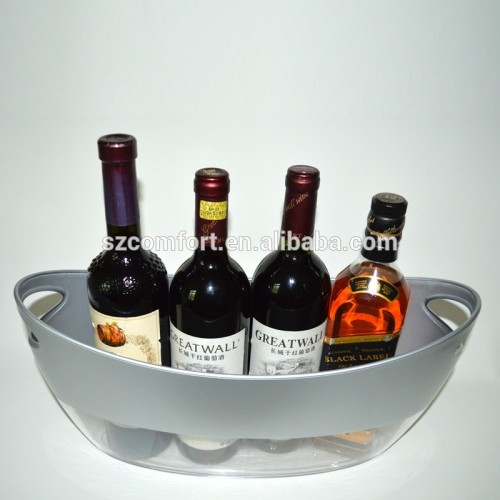 Plastic boat shape ice bucket