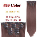 16 Clip in hair extension #33
