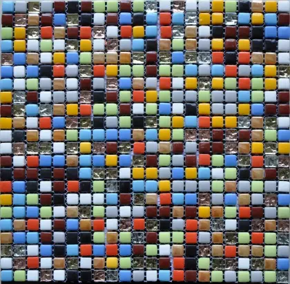 Ceramic Mixed Glass Mosaic Tile