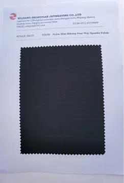 Nylon Mini Ribstop Four Way Spandex Fabric