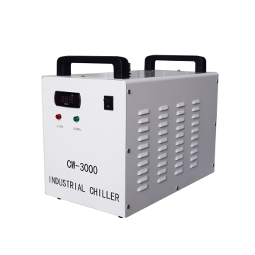 Factory Direct piccolo refrigeratore d'acqua raffreddato ad aria CW3000 per tubo laser CO2 a prezzo competitivo