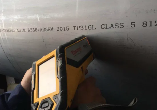 32Inch DN800 A358 TP316L Class5 Double Welded Pipe