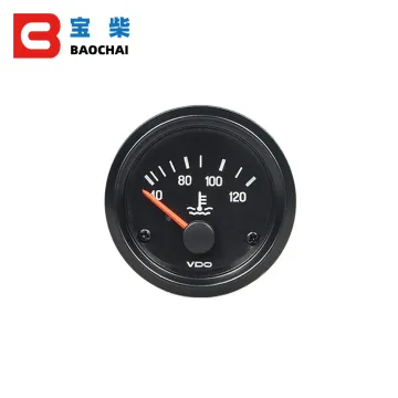 VDO Water Temperature Gauge for 12V/24V Diesel Generator Sets