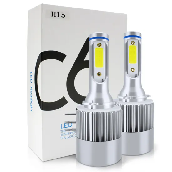 Universal 3800lm 6000K LED Headlights for Cars: H4, H13, H15, 9004, 9007 COB Bulbs - 12 Months Warranty