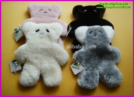 Hot sale sheepskin koala and teddy bear