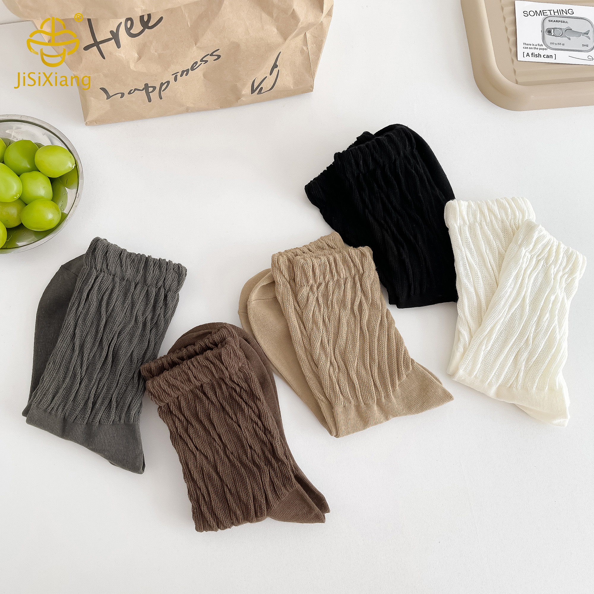 Korean version of Maillard pile pile socks