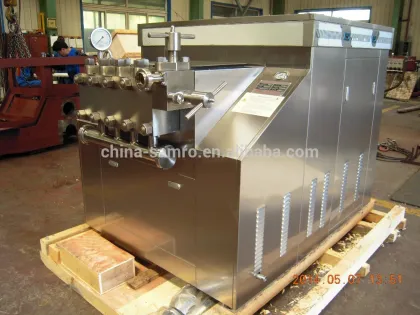 10T l/h flow Homogenizer for large dairy plant