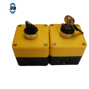 Crane Control Box - LA38 Button Start Stop Self Reset Power Switch with Emergency Stop Knob