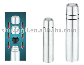 New design Bullet vacuum flask with two cups SL-ZM