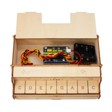 DIY Button Piano Kit: Stem Programming Educational Toy with Microbit Board