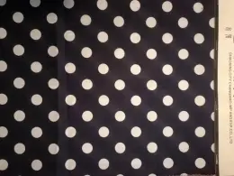 100% Cotton Twill POLKADOT Printed Fabric 145GSM