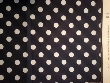 100% Cotton Twill POLKADOT Printed Fabric 145GSM