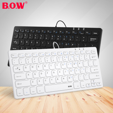 Portable Multimedia Office Scissor Keyboard 78 Keys USB Wired for Laptop PC