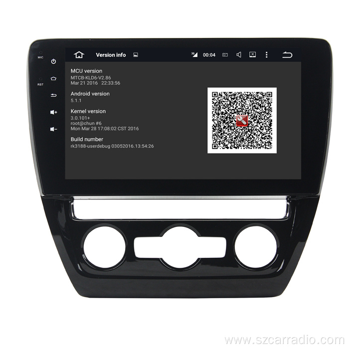 2015 SAGITAR Manual System Car Multimedia Player