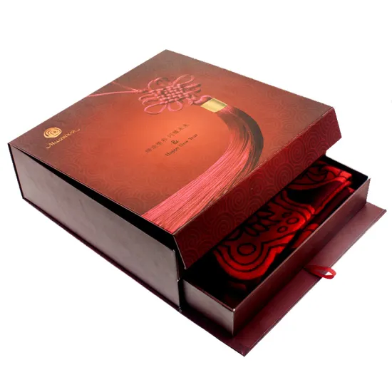 Custom Double Layer Scarf Packaging Magnetic Gift Boxes