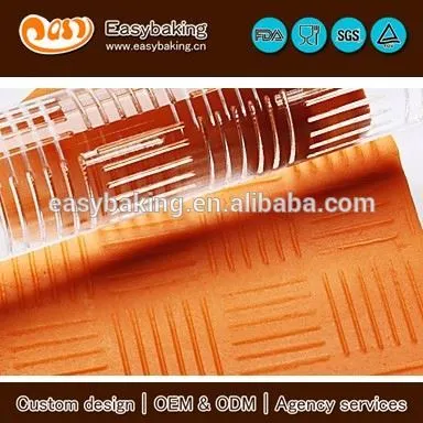 High quality custom horizon and vertical line fondant acrylic rolling pin for cake decoration DIY