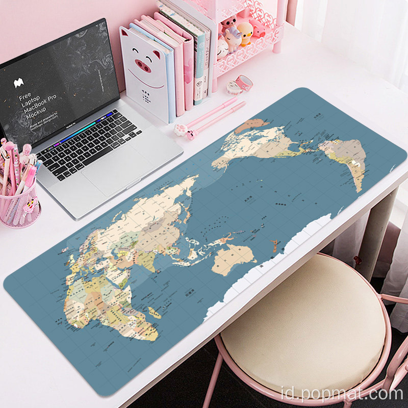 Sublimasi Kustom Rubber Mouse Game Mats Desk Pad