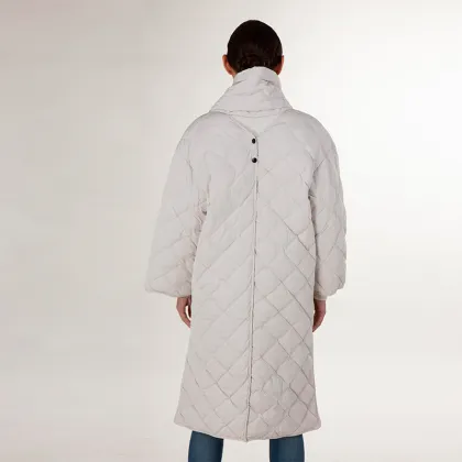 White winter down jacket