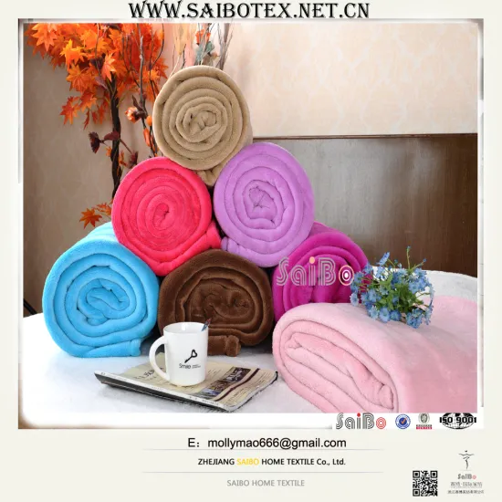customized design softextile coral fleece blanket