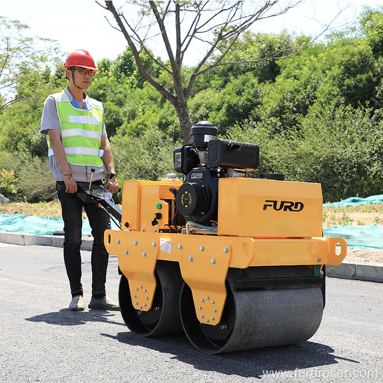 Hydraulic double drum vbratory road roller mini asphalt roller for sale FYL-S600C