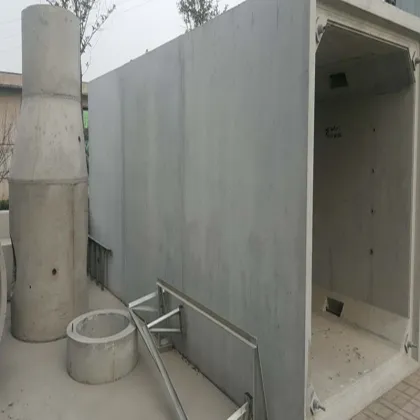 Steel inspection well molding machine