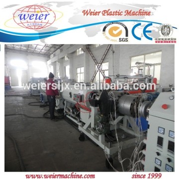 Plastic pipe line/ PP PE pipe machine/ HDPE pipe extrusion machine