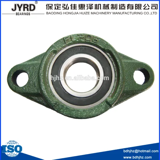 Deep Groove Ball Bearing Unit 6204-2RS with bearing housing drawing FL204