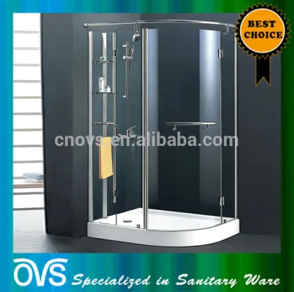 ovs standard size shower room with shelves k7203