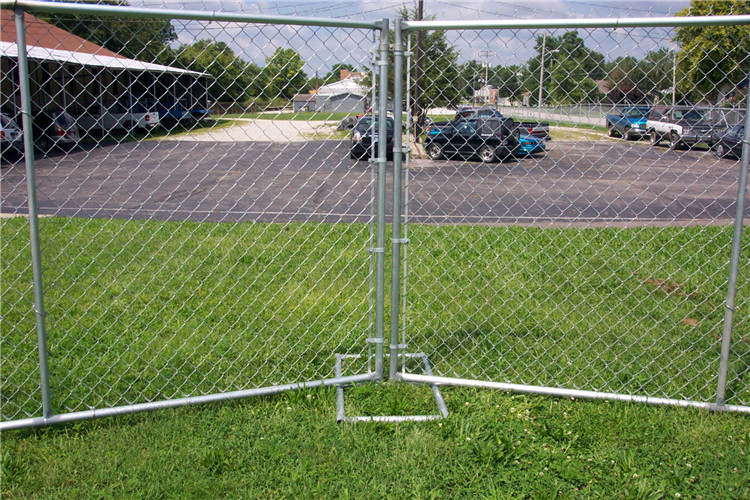 galvanized fence