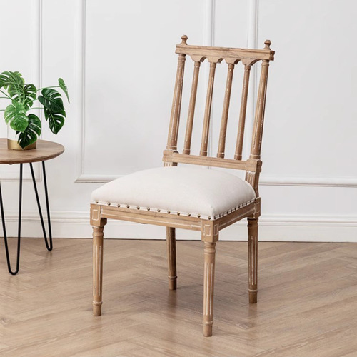 Vintage Style Rustic Wooden Chair