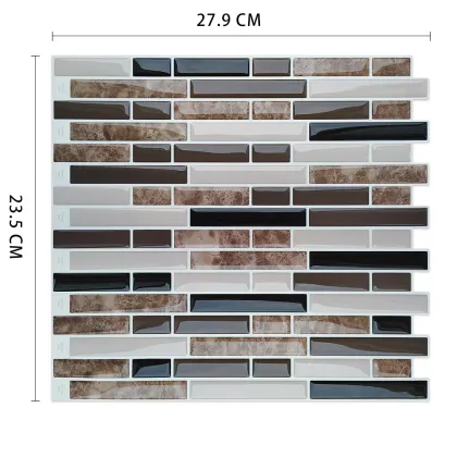 Self Adhesive Peel Wall Mosaic Tiles Stickers