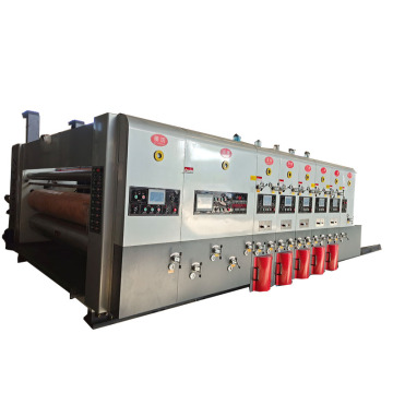 automatic many color printing slotting die-cutting