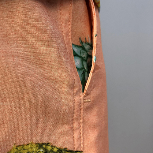 men custom Pineapple pattern beach male shorts
