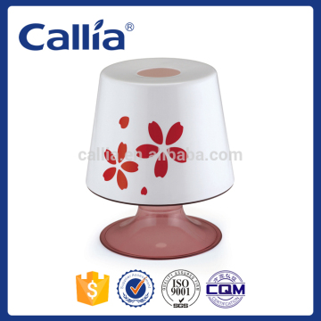 Special design plastic napkin dispenser napkin holder table lamp tissue box