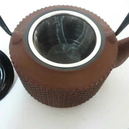 Enamel Cast Iron Teaset - Teapot/Tea Kettle