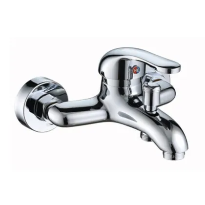 Bathtub Wall Mounted Single Handle Rain Mixer Faucet