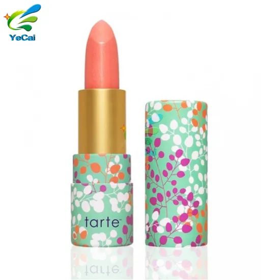 OEM design packaging box cardboard lipstick tube, custom paper tube for lip balm