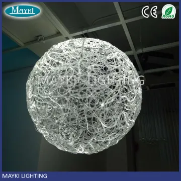 Fiber optic lightings , non electric crystal chandelier drop ball
