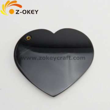 Heart shape acrylic laser cutting mirrors as keychain wholesale