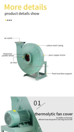 9-19 Workshop Industrial High Pressure Fan Centrifugal Blower Fan