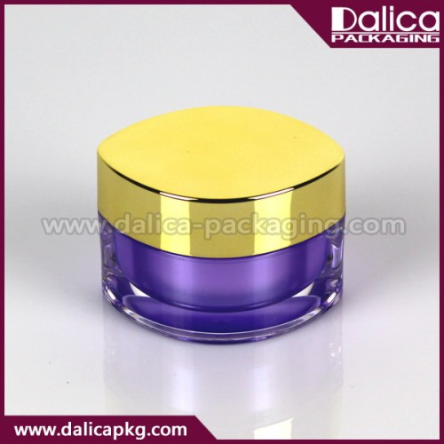 Cute high fashion eye shape acrylic jar for skin care