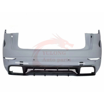MTR Dry Carbon Fiber Rear Bumper for Porsche Cayenne (9Y0, 9YA) 2018-2022: Enhance Your Luxury SUV with Premium Styling