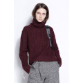 Wool Sweaters Women's Turtleneck Pullover