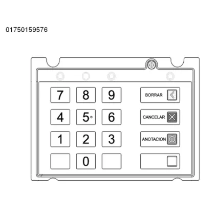 Wincor Nixdorf EPP V6 Keyboard for ATM Pinpad 1750159565