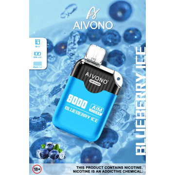 Authentic AIVONO AIM CLEAR 8000 Puffs Disposable Vape