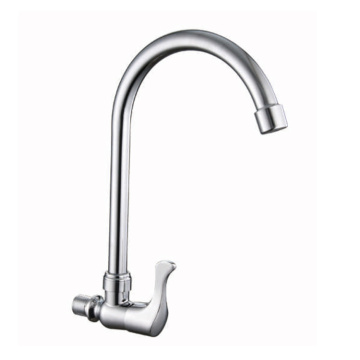Zinc Single Wall Mounted Cold Kitchen Faucet