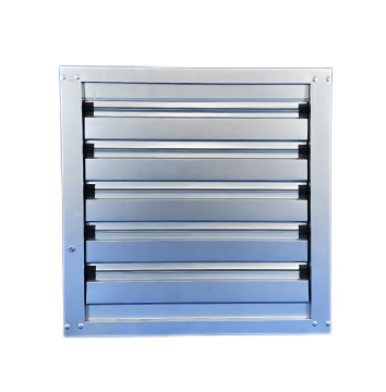 High Quality Galvanized Steel Manual Shutter Louver Ventilation Window for Sale