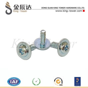 flat head thread forming m1.0 self tapping Micro screw for PCB