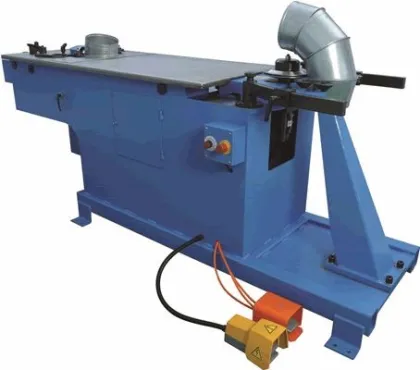 Round Duct Elbow Gore Locker Duct Manufacturing Machine