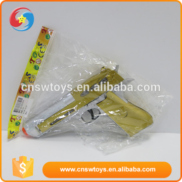 Creative design children plastic packing in polybag ping pong gun toy